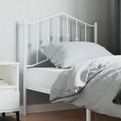 Testiera di Ricambio in Metallo Bianco 80 cm | homemem39