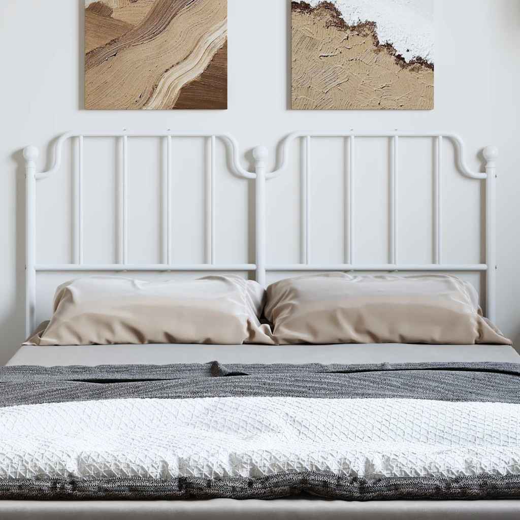 Testiera di Ricambio in Metallo Bianco 150 cm | homemem39