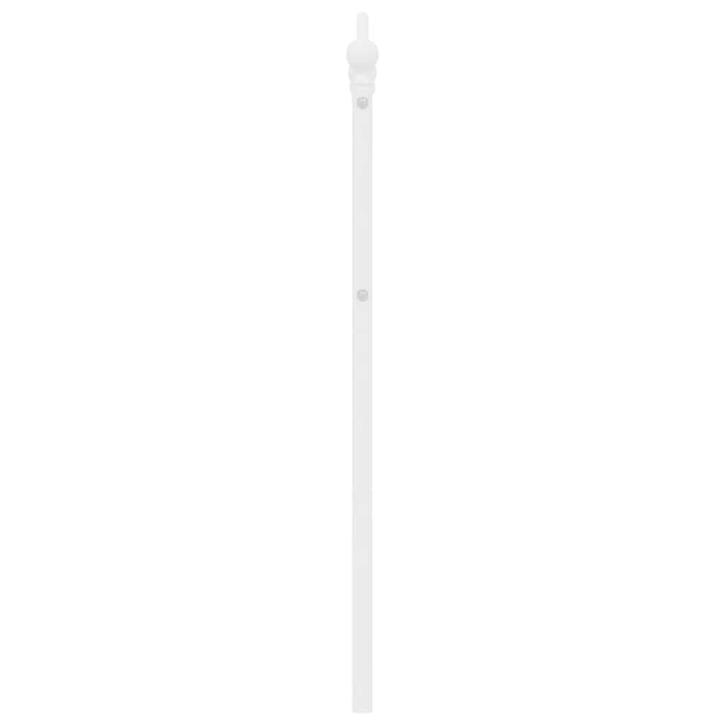 Testiera di Ricambio in Metallo Bianco 150 cm | homemem39