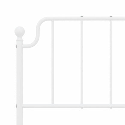 Testiera di Ricambio in Metallo Bianco 150 cm | homemem39