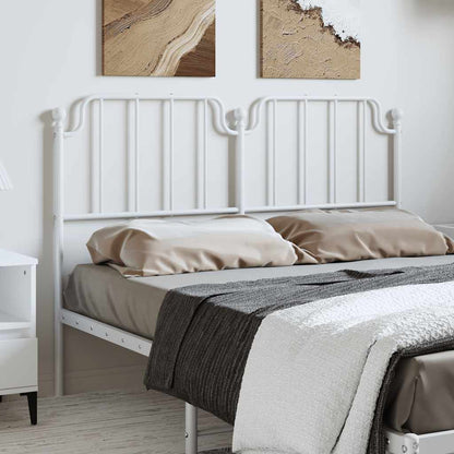Testiera di Ricambio in Metallo Bianco 150 cm | homemem39