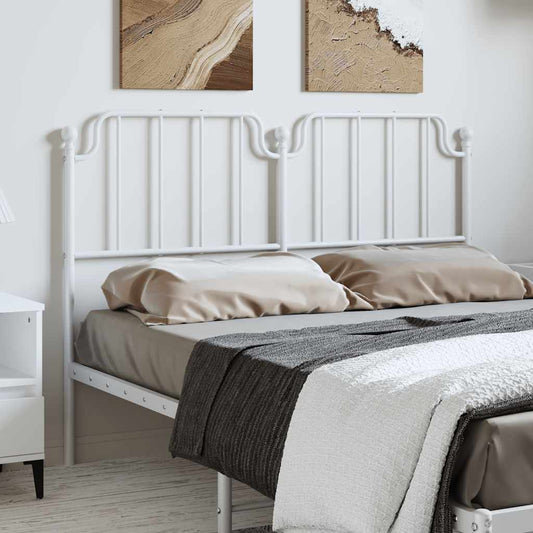 Testiera di Ricambio in Metallo Bianco 150 cm | homemem39