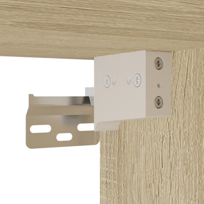 Mobile a Muro con Ante in Vetro Rovere Sonoma 68x37x68,5 cm | homemem39