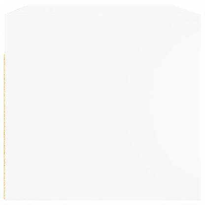 Mobili a Muro con Ante in Vetro 2pz Bianco 68,5x37x35 cm
