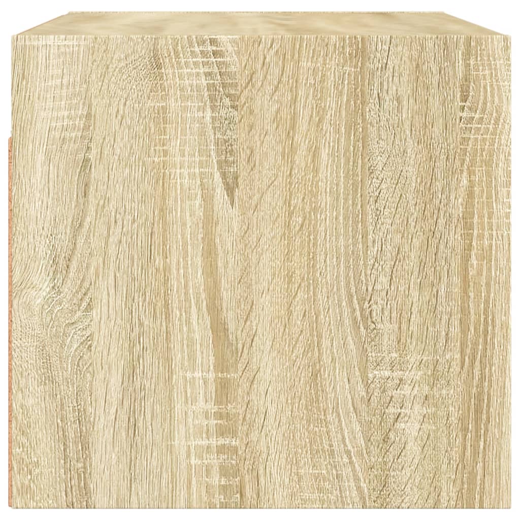 Mobili a Muro con Ante in Vetro 2pz Rovere Sonoma 68,5x37x35 cm | homemem39