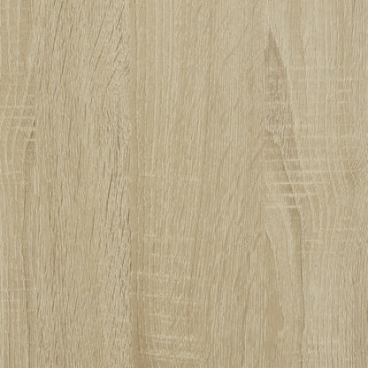 Credenza con Ante in Vetro Rovere Sonoma 35x37x120 cm