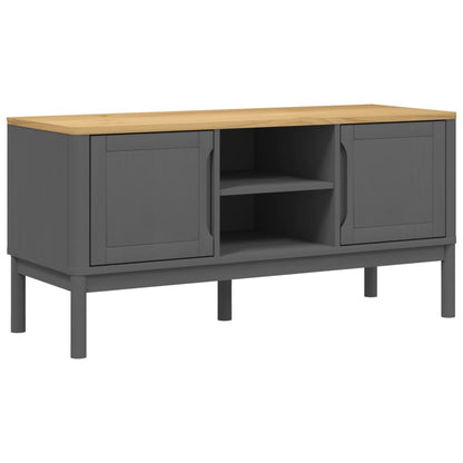 FLORO TV Cabinet Gray 114x43x55 cm in Pine Wood