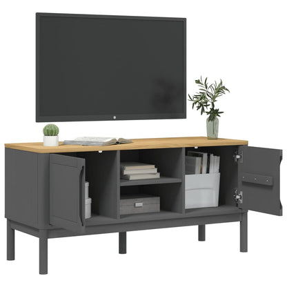 FLORO TV Cabinet Gray 114x43x55 cm in Pine Wood