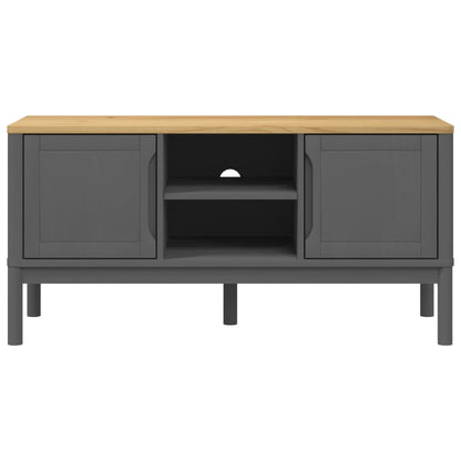 FLORO TV Cabinet Gray 114x43x55 cm in Pine Wood