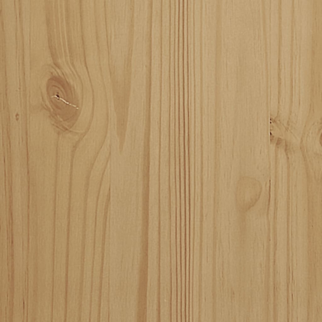Tavolino FLORO Marrone Cera 99x55,5x45 cm in Legno di Pino