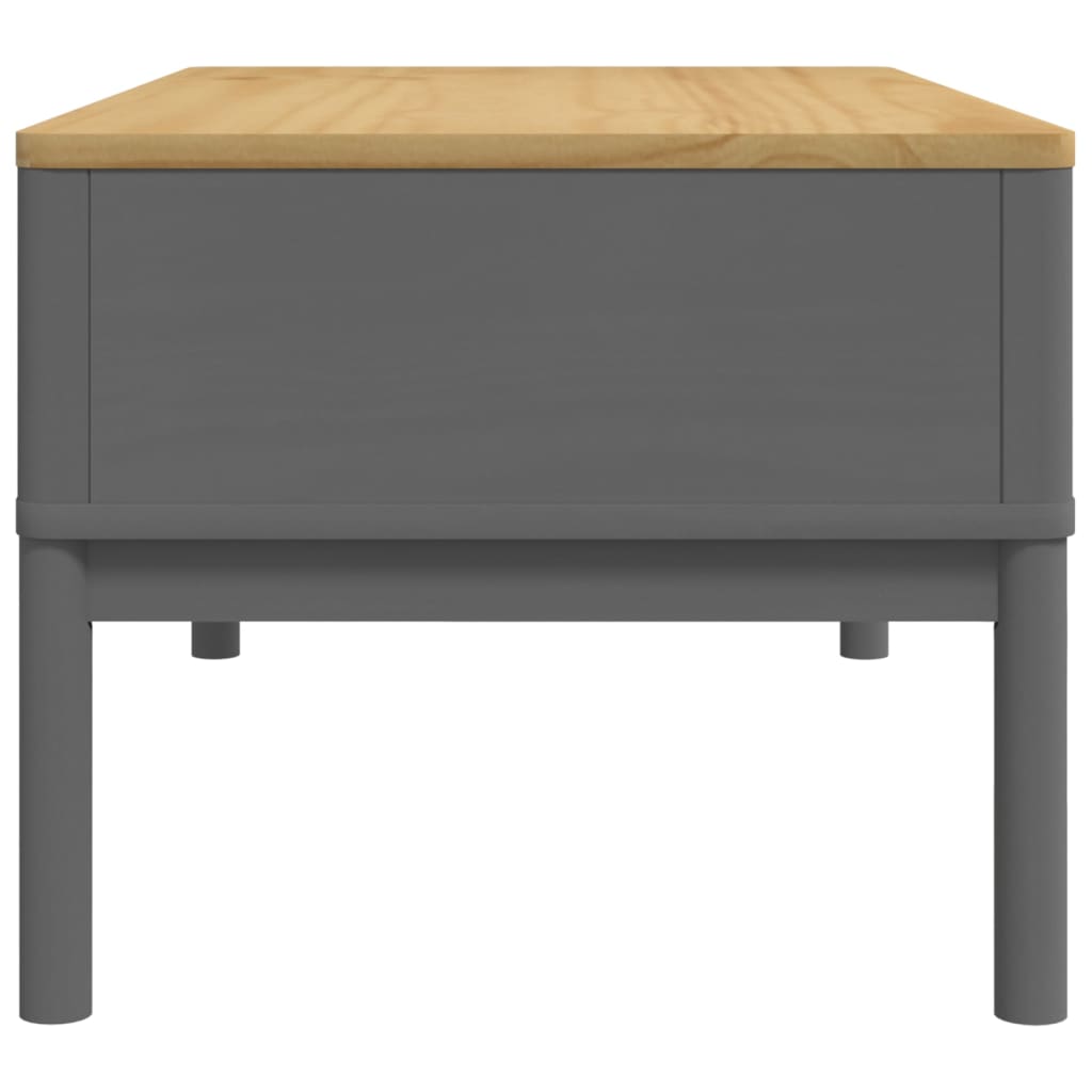 Tavolino FLORO Grigio 99x55,5x45 cm in Legno di Pino | homemem39