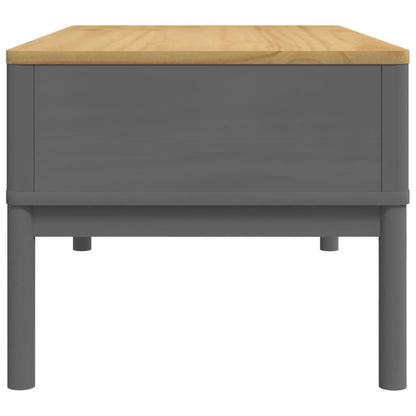 Tavolino FLORO Grigio 99x55,5x45 cm in Legno di Pino | homemem39