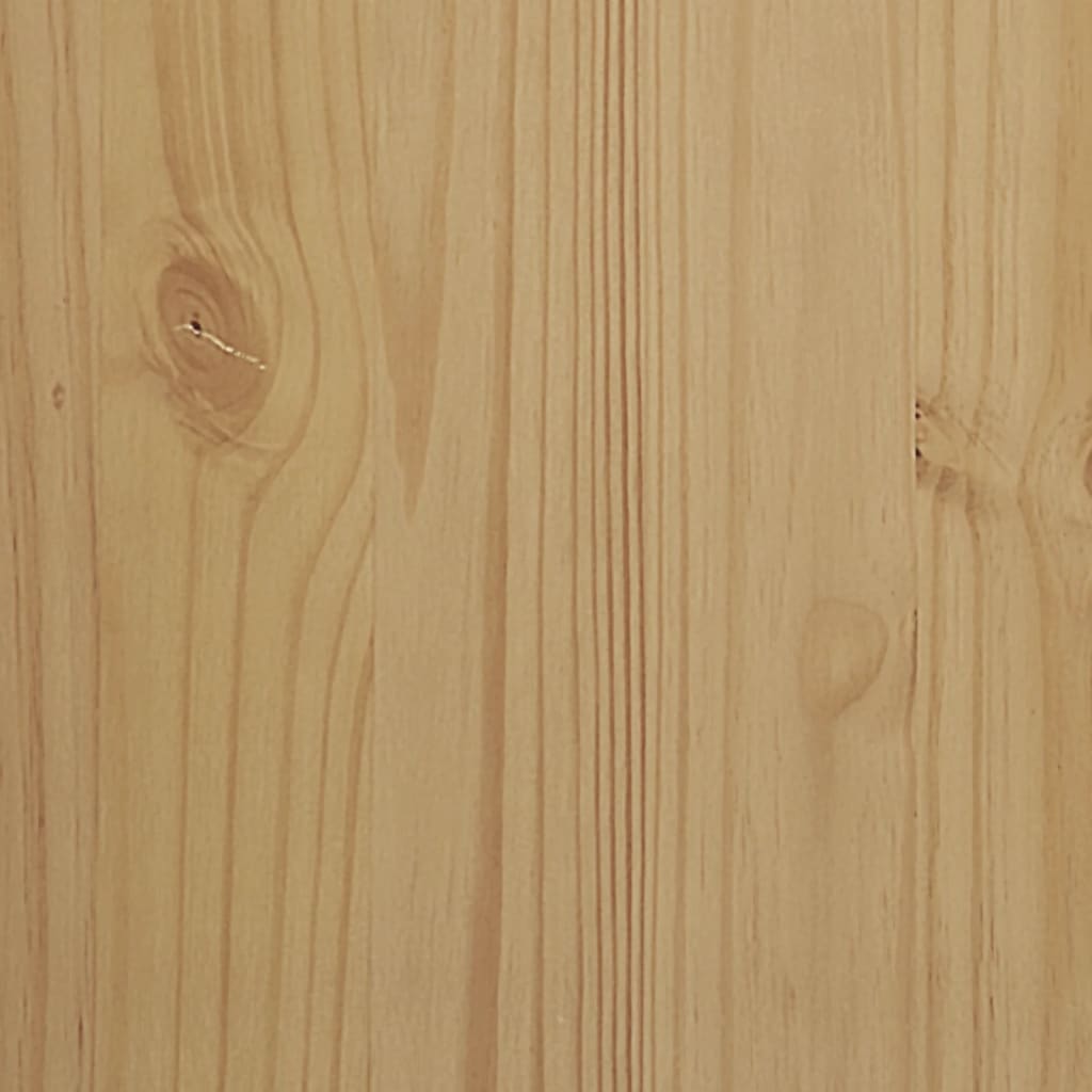 Tavolo per Lampada FLORO 55x55x54 cm Marrone Cera Legno di Pino | homemem39
