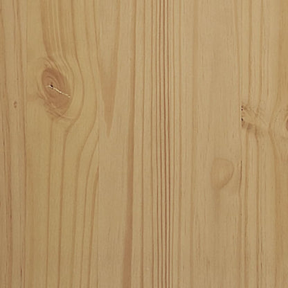 Tavolo per Lampada FLORO 55x55x54 cm Marrone Cera Legno di Pino
