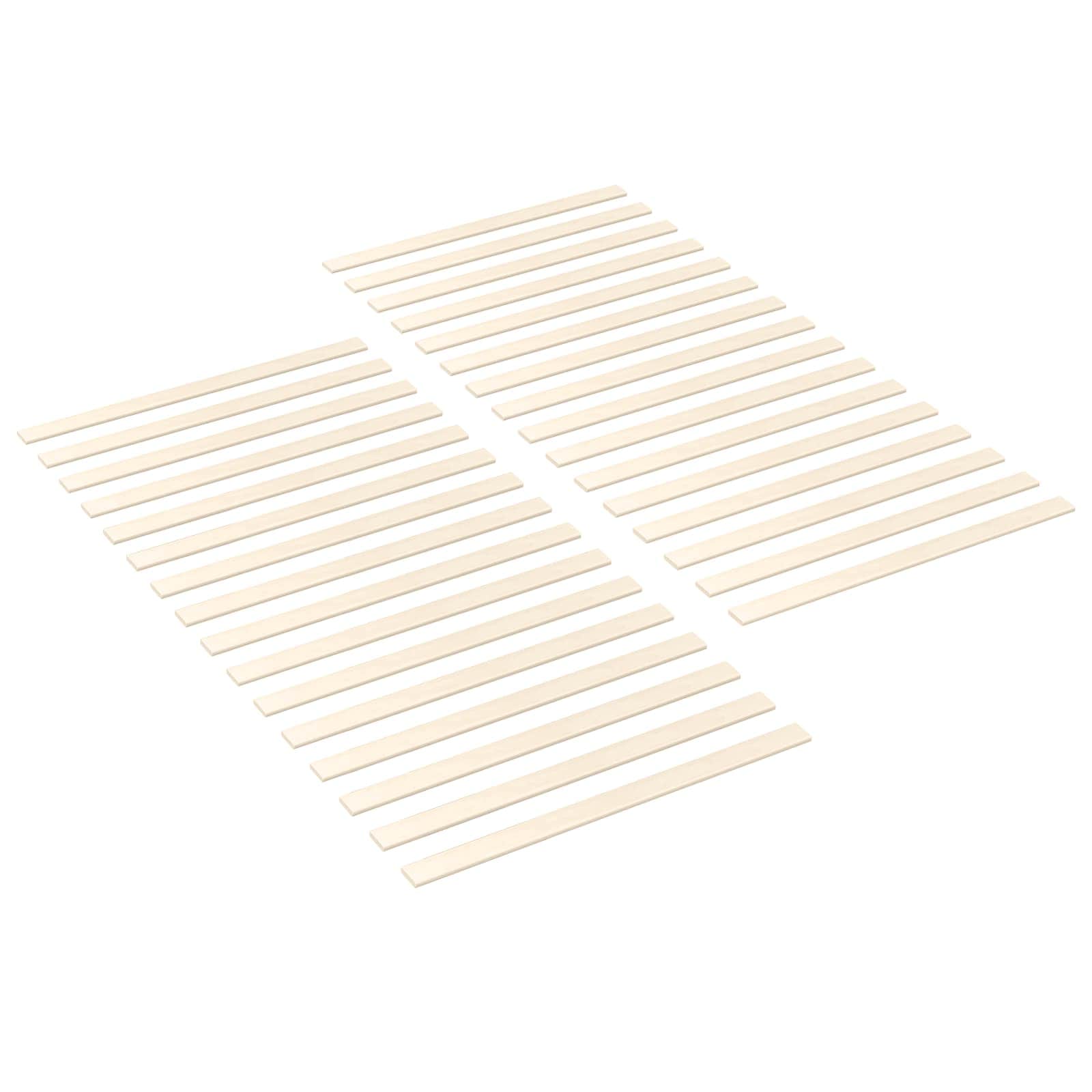 Doghe per letto 32 pz Naturale 90 x 6 x 1,3 cm | homemem39