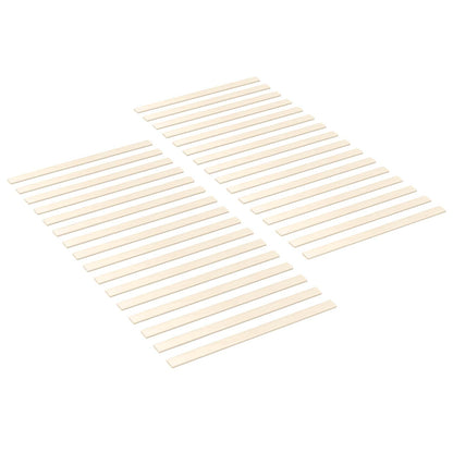 Doghe per letto 32 pz Naturale 90 x 6 x 1,3 cm | homemem39