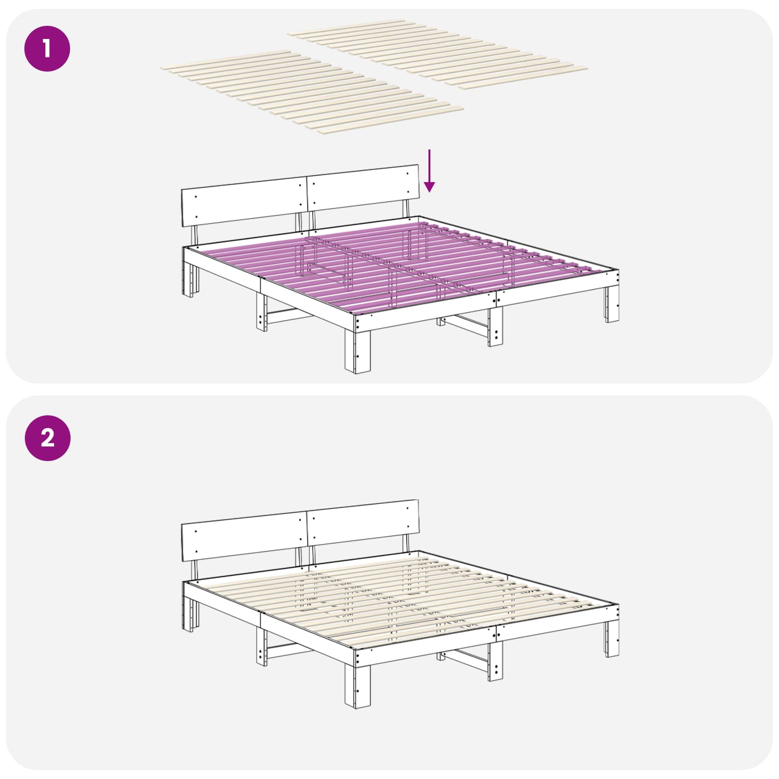 Doghe per letto 32 pz Naturale 90 x 6 x 1,3 cm | homemem39