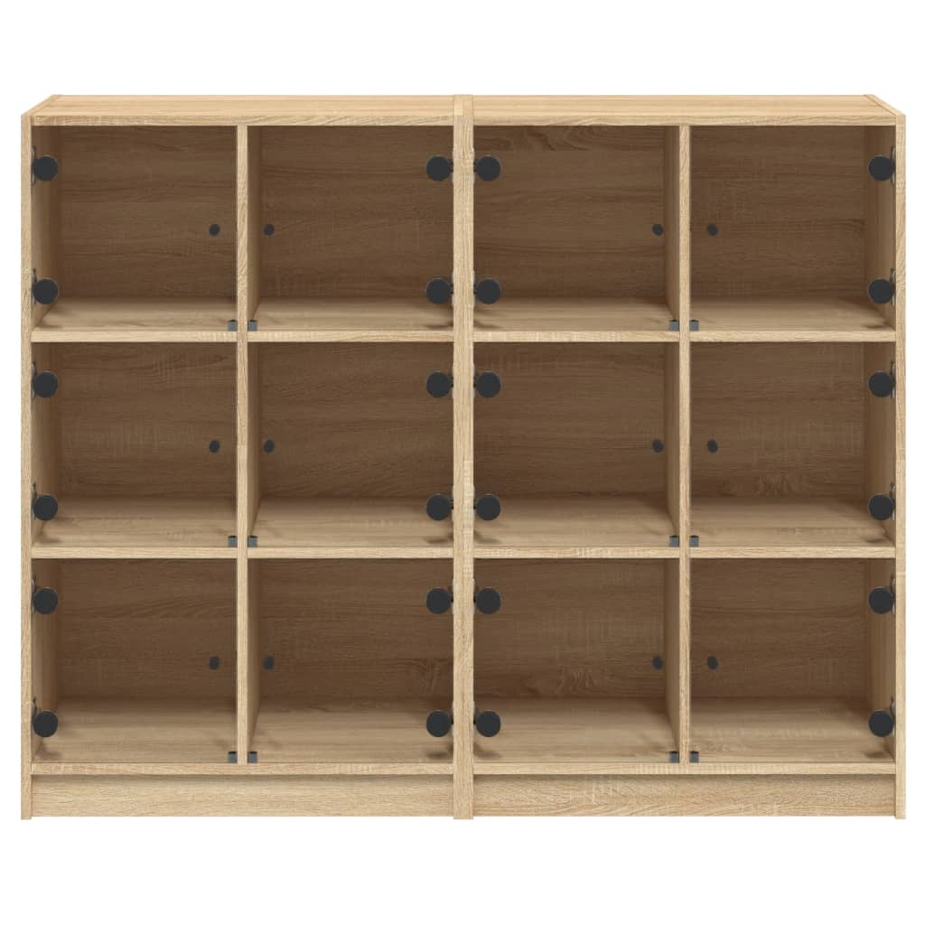 Libreria Ante Rovere Sonoma 136x37x109 cm in Legno Multistrato - homemem39