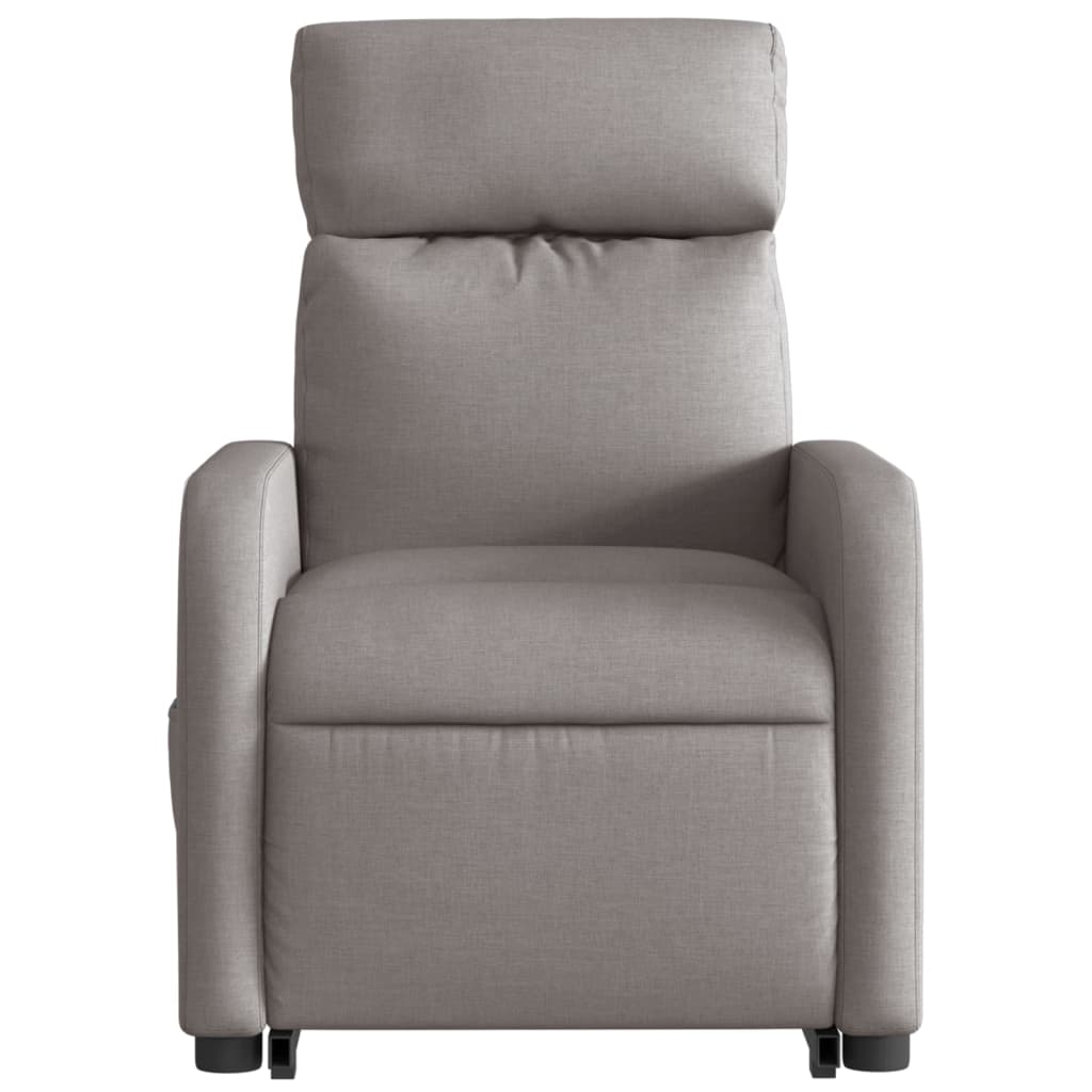 Reclining Massage Lift Chair - Taupe Fabric