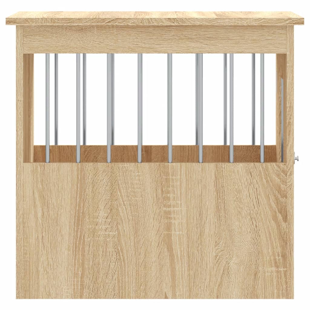 Gabbia Cani da Arredamento Rovere Sonoma 45x62x59cm Multistrato - homemem39