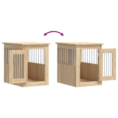 Gabbia Cani da Arredamento Rovere Sonoma 45x62x59cm Multistrato - homemem39