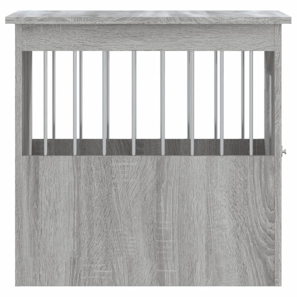 Gabbia Cani da Arredamento Grigio Sonoma 45x62x59cm Multistrato