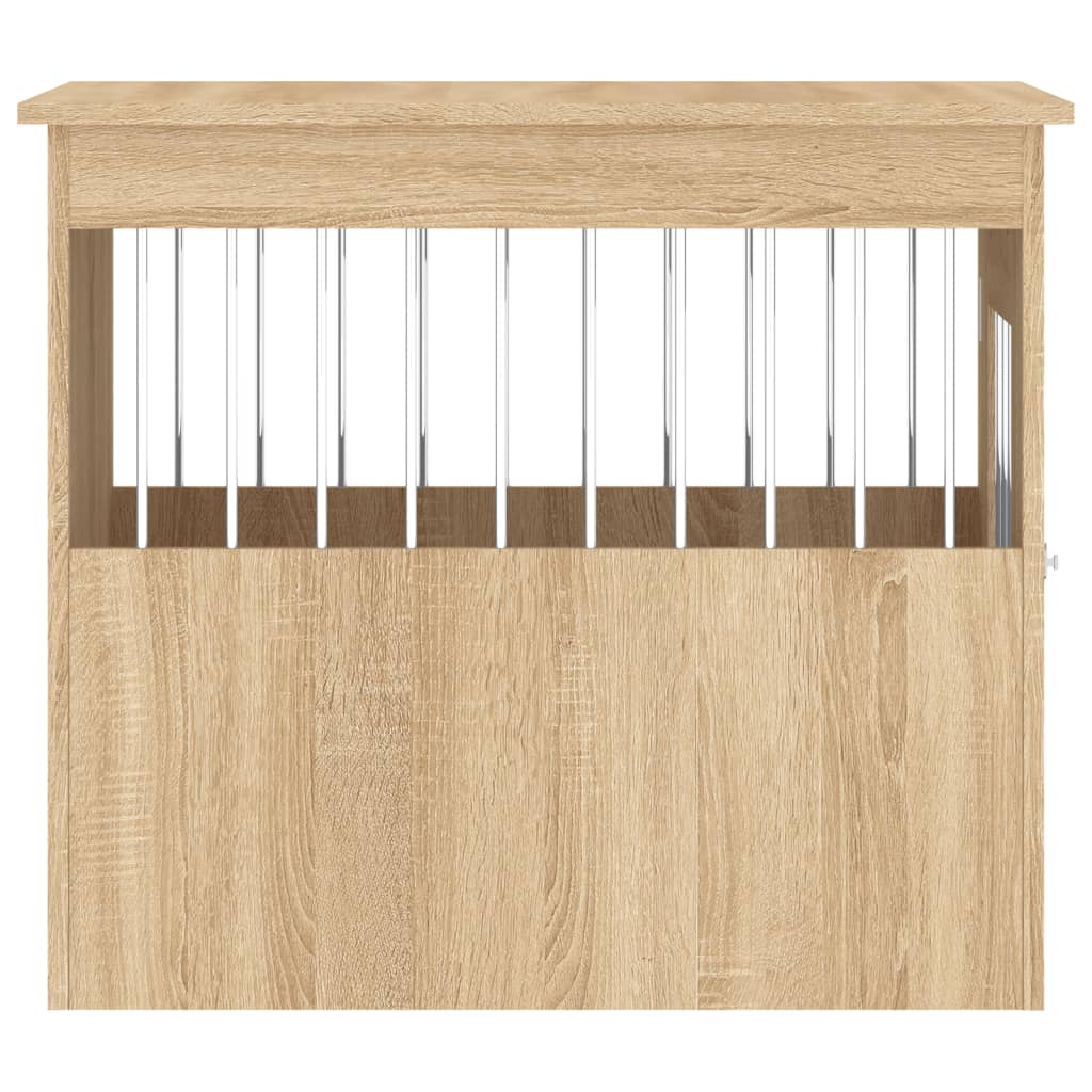 Gabbia Cani da Arredamento Rovere Sonoma 55x75x65cm Multistrato - homemem39