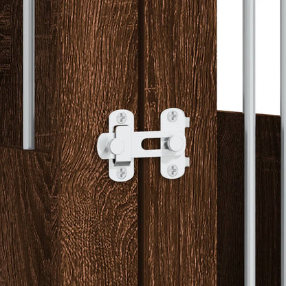 Gabbia Cani Arredamento Rovere Marrone 55x75x65cm Multistrato - homemem39