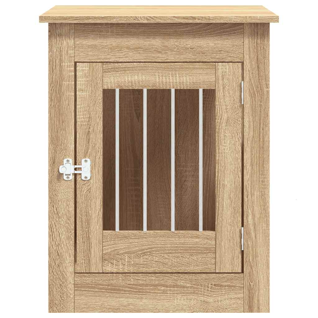 Gabbia Cani da Arredamento Rovere Sonoma 55x80x68cm Multistrato - homemem39