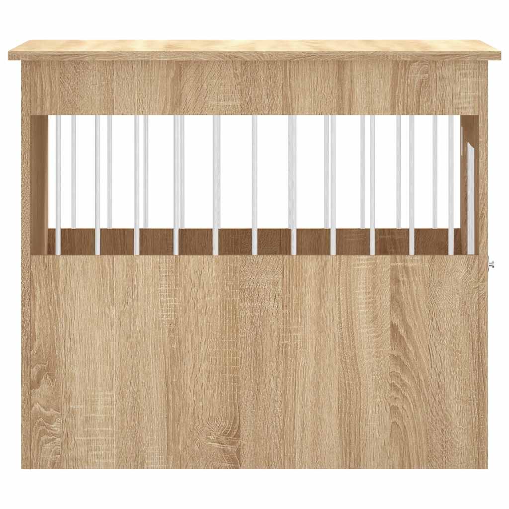Gabbia Cani da Arredamento Rovere Sonoma 55x80x68cm Multistrato - homemem39