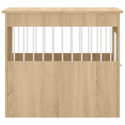 Gabbia Cani Arredamento Rovere Sonoma 64,5x80x71cm Multistrato - homemem39