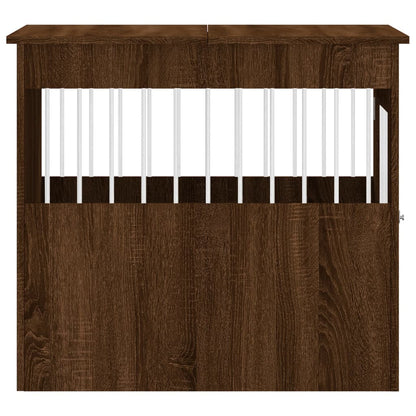 Gabbia Cani Arredamento Rovere Marrone 64,5x80x71cm Multistrato