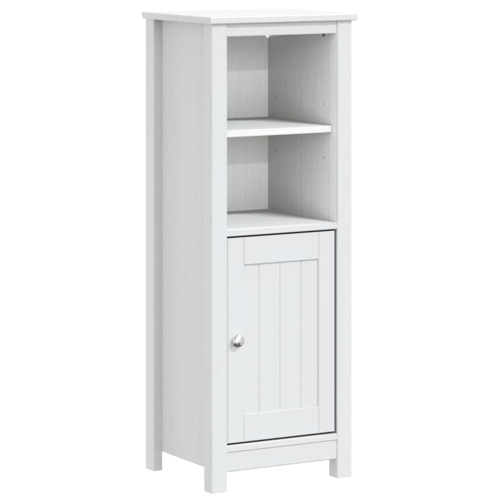 Set Mobili da Bagno 3 pz BERG Bianco in Legno Massello di Pino | homemem39