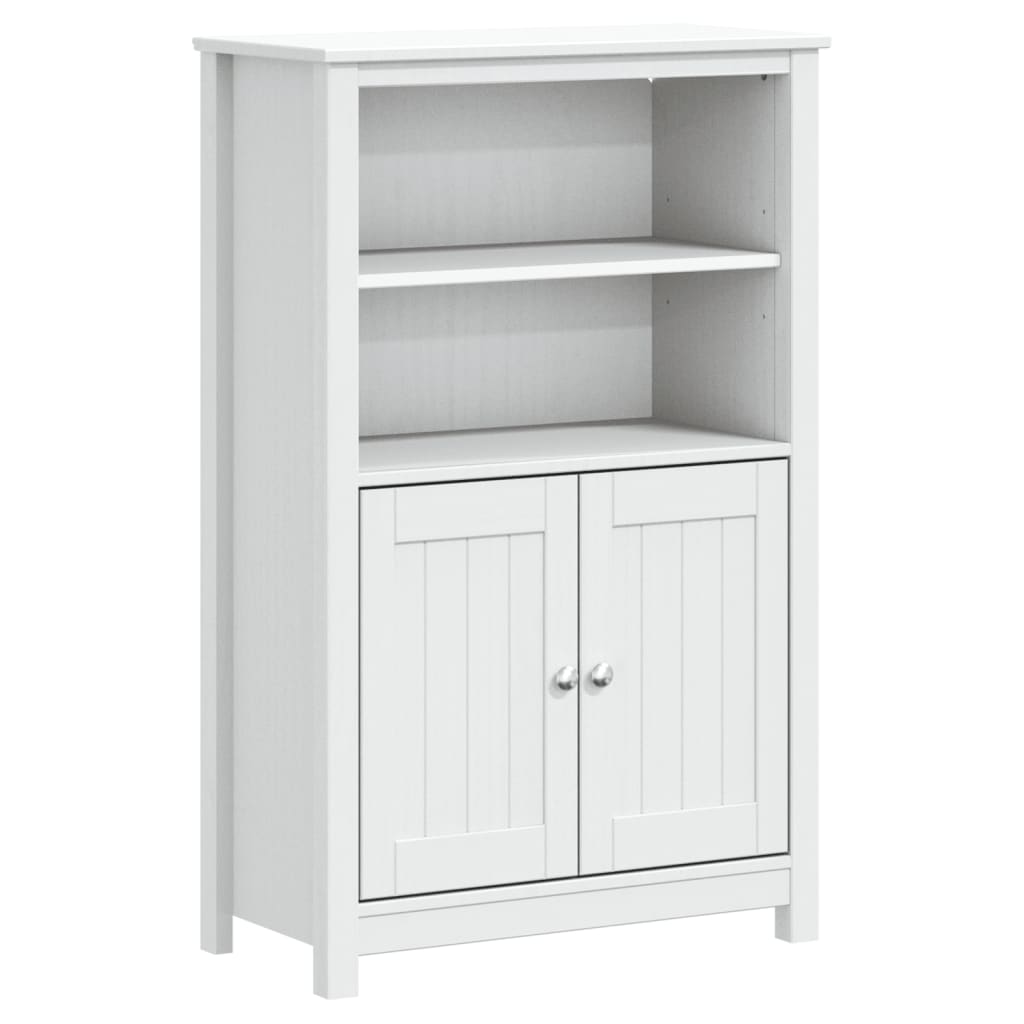 Set Mobili da Bagno 3 pz BERG Bianco in Legno Massello di Pino | homemem39