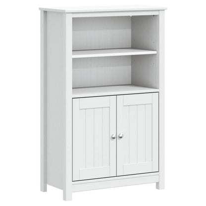 Set Mobili da Bagno 3 pz BERG Bianco in Legno Massello di Pino | homemem39