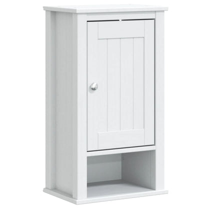 Set Mobili da Bagno 3 pz BERG Bianco in Legno Massello di Pino | homemem39