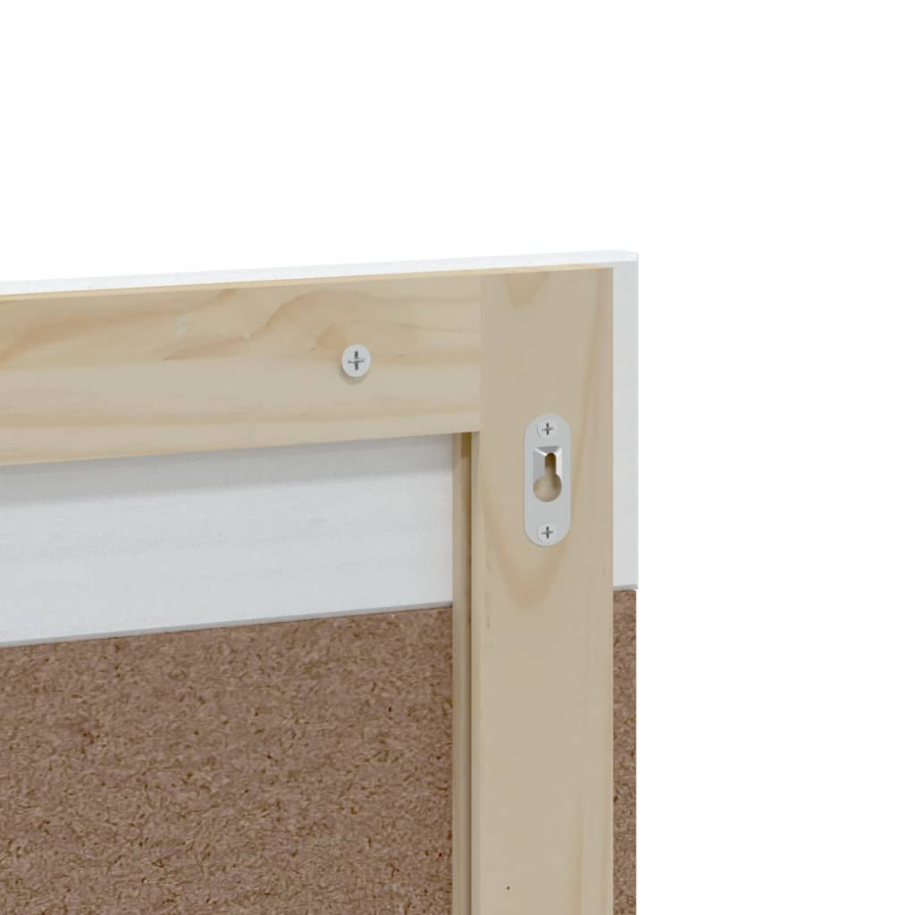 Set Mobili da Bagno 4 pz BERG Bianco in Legno Massello di Pino | homemem39