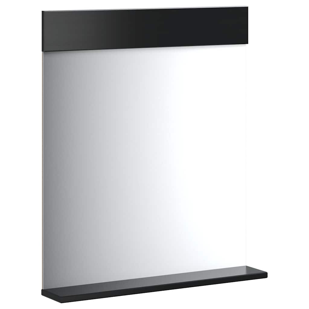 Set Mobili da Bagno 4 pz BERG Nero in Legno Massello di Pino | homemem39
