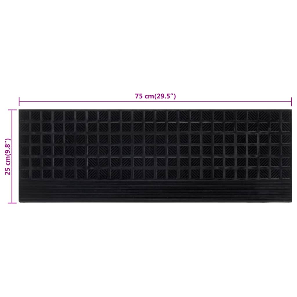 Tappetino per Scale 5 pz 25x75 cm in Gomma | homemem39