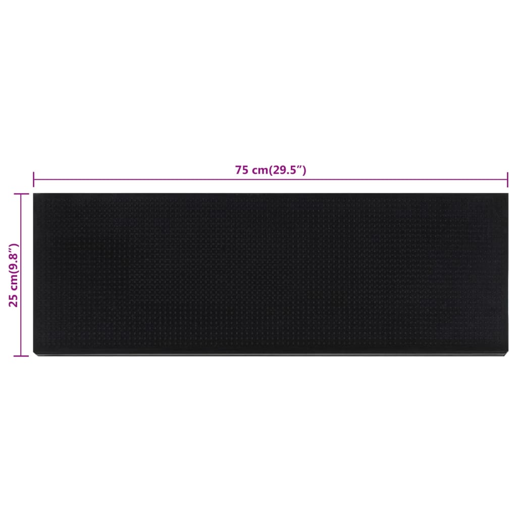 Tappetino per Scale 10 pz 25x75 cm in Gomma | homemem39