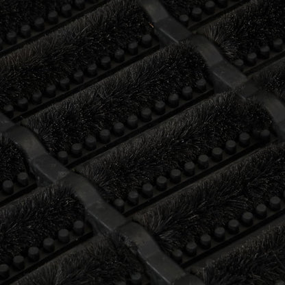 Zerbino Rettangolare 45x75 cm in Gomma e Fibra di Cocco - homemem39