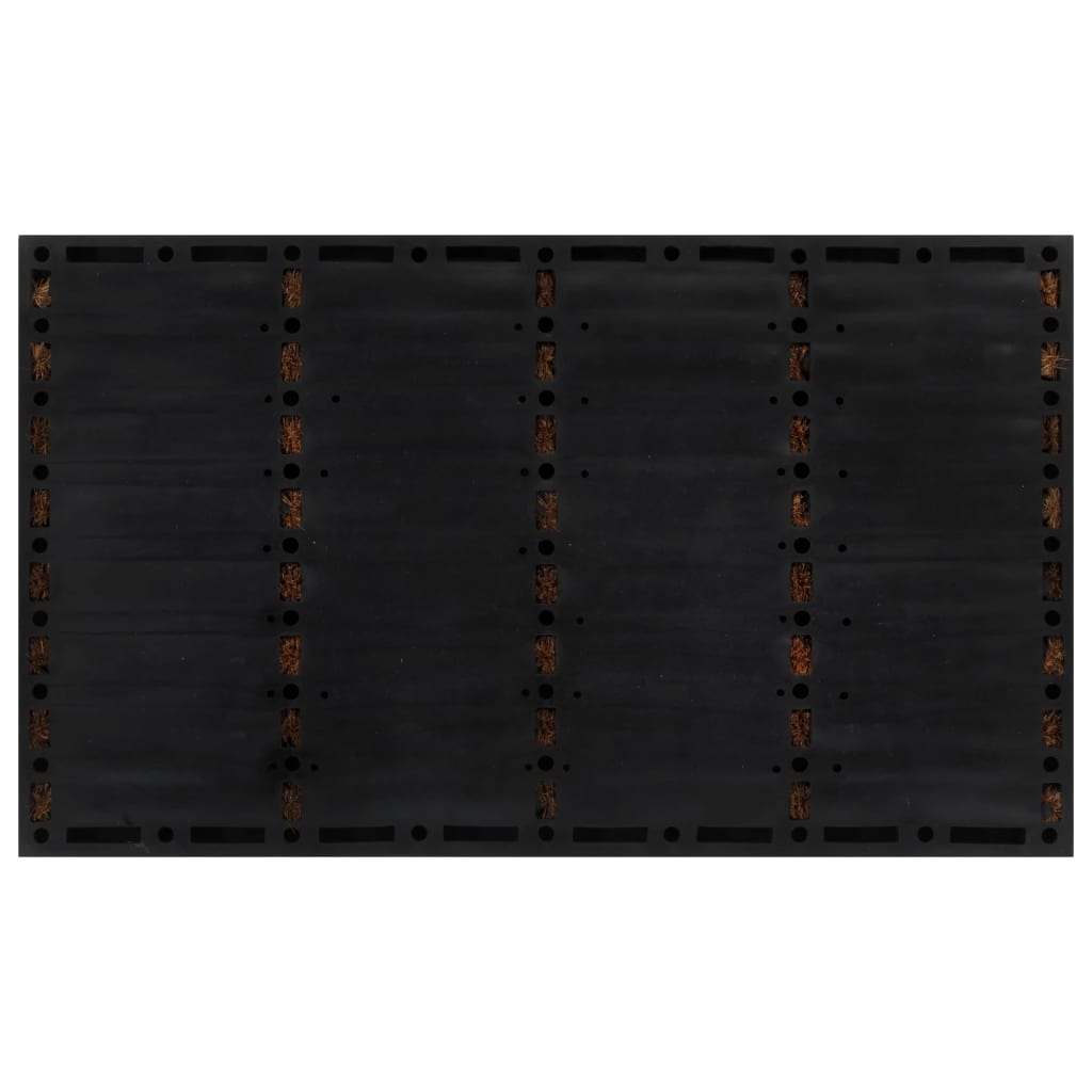 Zerbino Rettangolare 45x75 cm in Gomma e Fibra di Cocco | homemem39