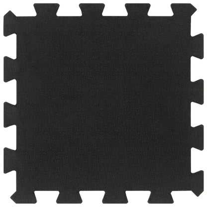 Piastrelle per Pavimenti in Gomma 9 pz Nere 16 mm 30x30 cm | homemem39