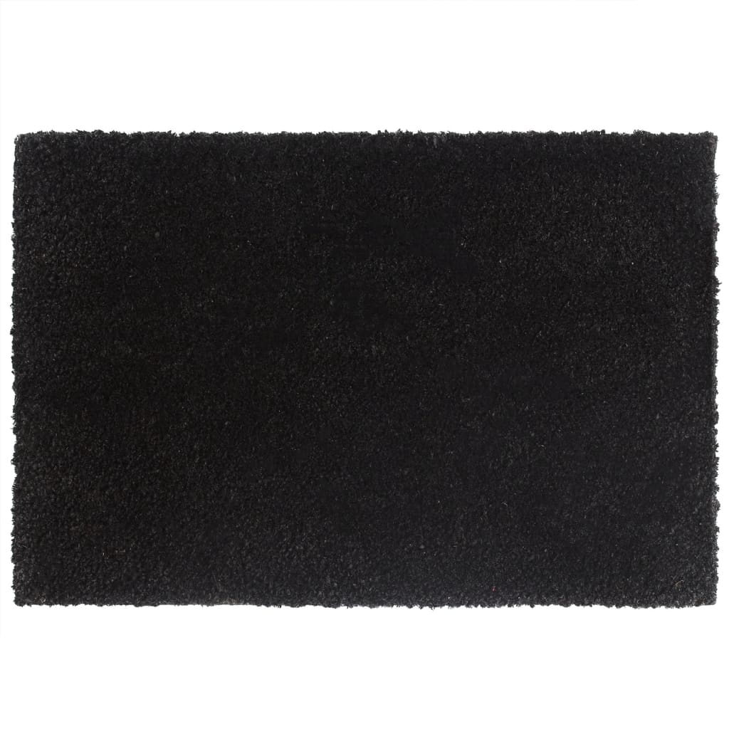 Black Doormat 40x60 cm in Coconut Fibre