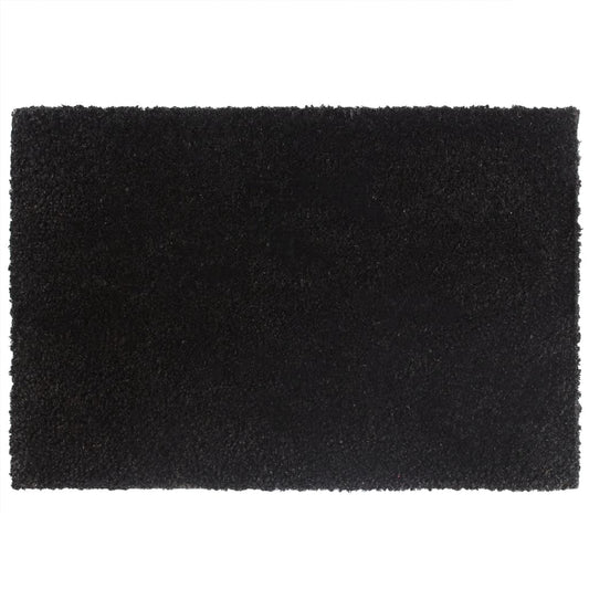 Black Doormat 40x60 cm in Coconut Fibre