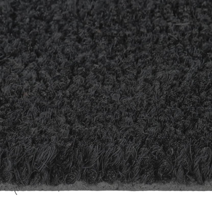 Zerbino Naturale Nero Mezzo Rotondo 40x60 cm Fibra di Cocco