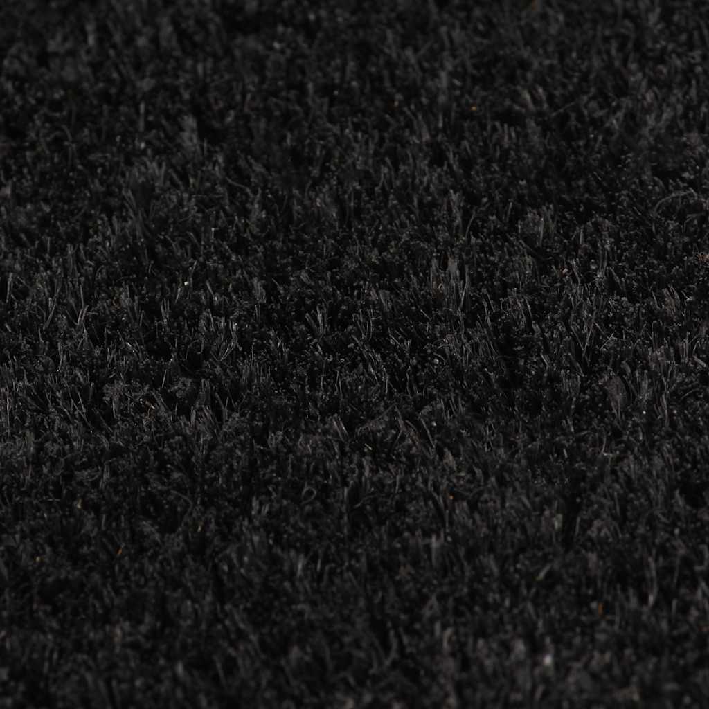 Zerbino Nero 80x100 cm Fibra di Cocco | homemem39