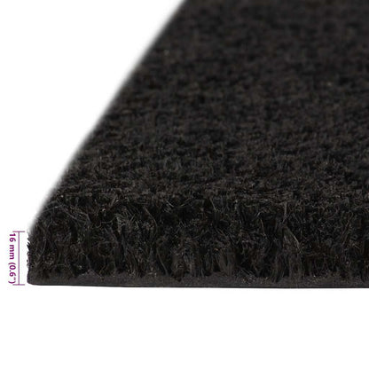 Zerbino Nero 80x100 cm Fibra di Cocco | homemem39