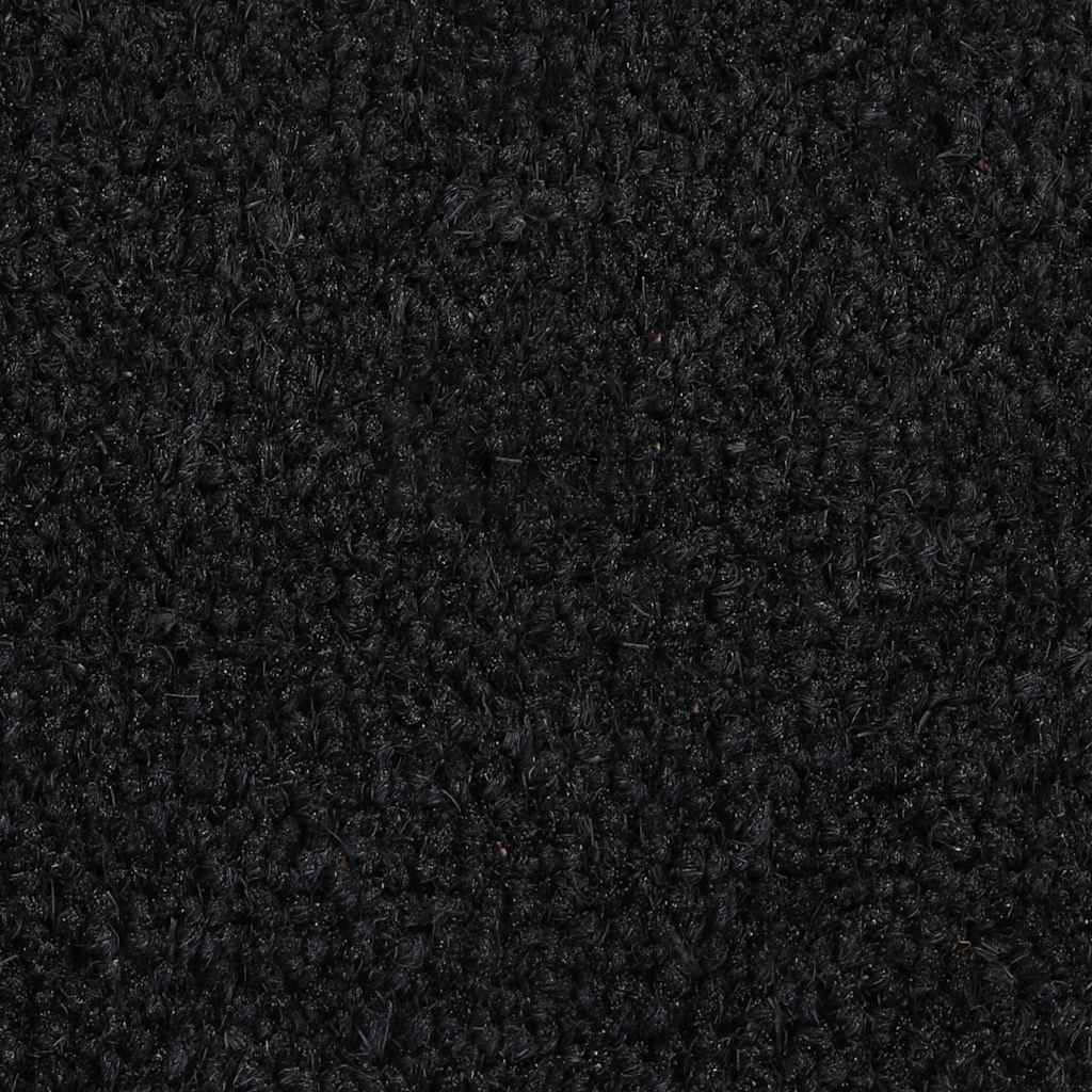 Zerbino Nero 90x150 cm Fibra di Cocco | homemem39