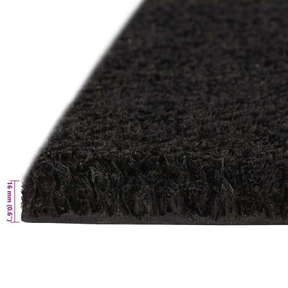 Zerbino Nero 100x200 cm in Fibra di Cocco | homemem39